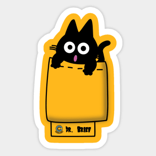 Dragon Ball Cat Sticker